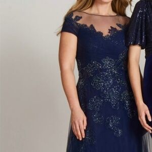 Navy Blue Teri Jon dress